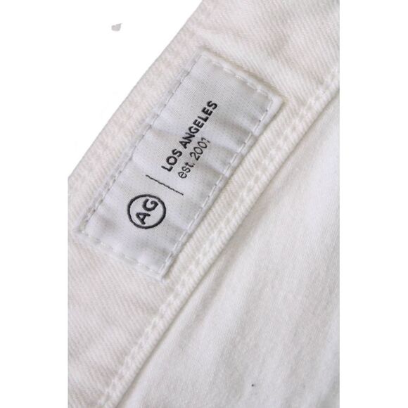 AG Adriano Goldschmied Womens Kinsley High Rise Crop Boot Cut Jeans White 24 - Picture 7 of 7